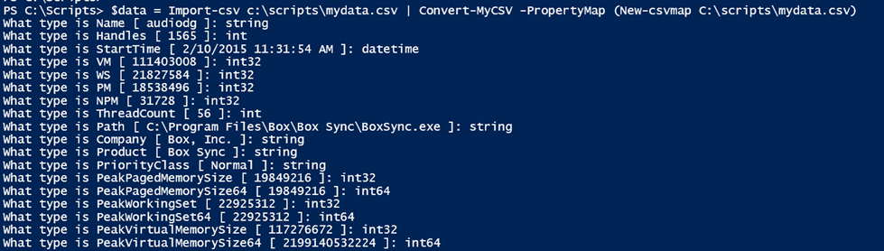 Importing a CSV file with Windows PowerShell. (Image Credit: Jeff Hicks)