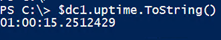 Converting the uptime value to a string. (Image Credit: Jeff Hicks)