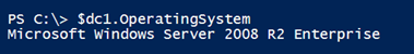 The OperatingSystem property in Windows PowerShell. (Image Credit: Jeff Hicks)