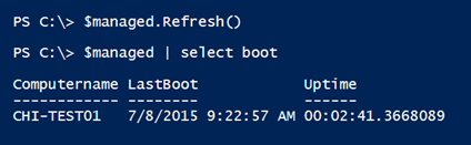 Using our refresh method in Windows PowerShell. (Image Credit: Jeff Hicks)