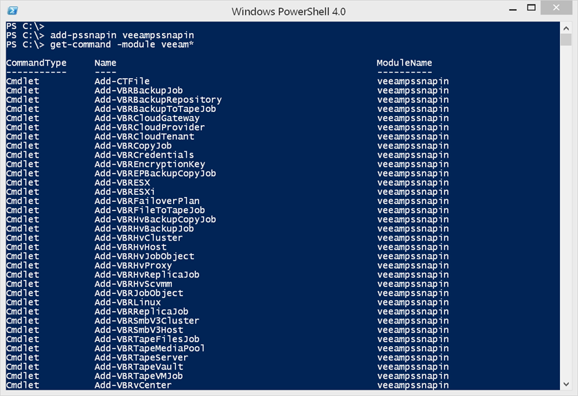 Using PowerShell's Get-Command with a snap-in. (Image Credit: Jeff Hicks)