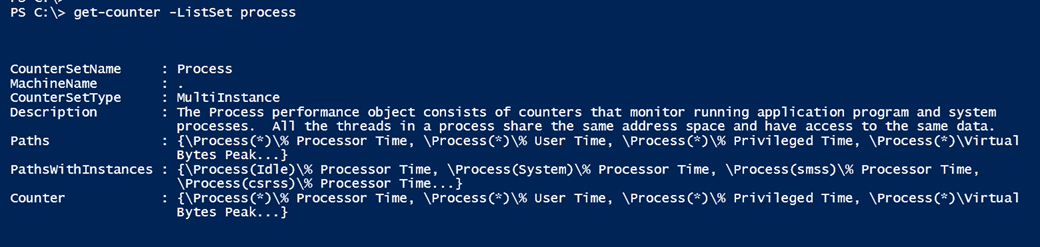 Available performance counters (Image Credit: Jeff Hicks)