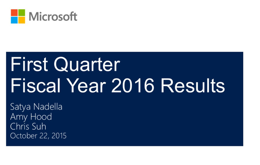 Paul Thurrott's Short Takes: Microsoft Earnings Special Edition