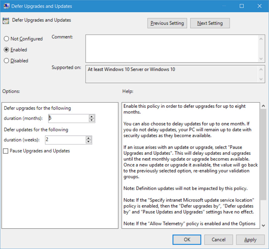 Configure Windows Update for Business using Group Policy (Image Credit: Russell Smith)