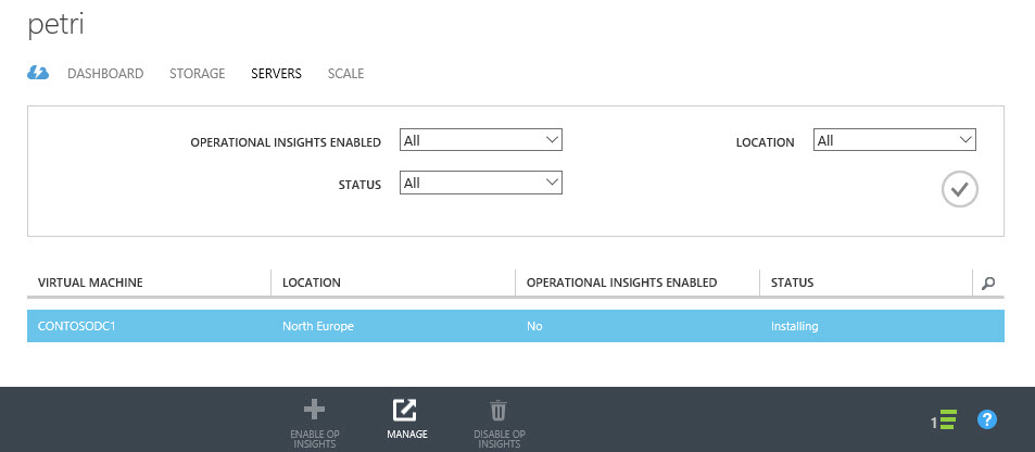 Enable Operational Insights in Azure virtual machines (Image Credit: Russell Smith)