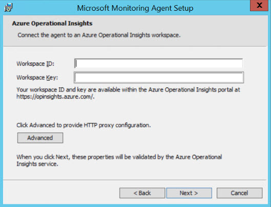 Connect the OMS agent to a workspace (Image Credit: Russell Smith)