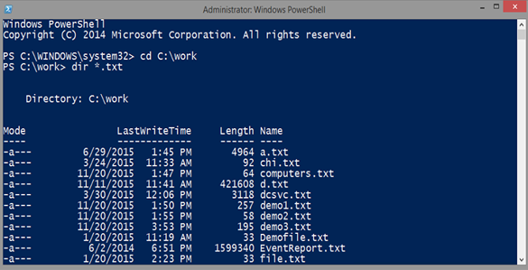 Using traditional commands in Windows PowerShell. (Image Credit: Jeff Hicks)