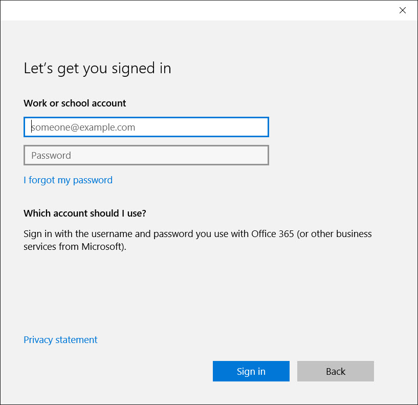 Enter your credentials to join Windows 10 to Azure AD (Image Credit: Russell Smith)