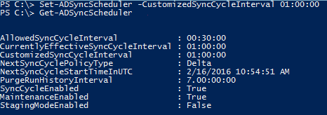 Configure Azure AD Connect synchronization frequency (Image Credit: Microsoft)