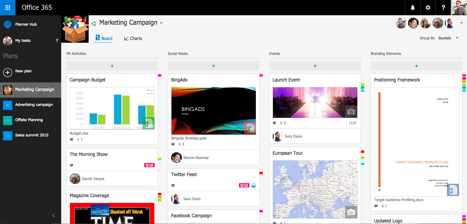 Office 365 Planner (Image Credit: Microsoft)