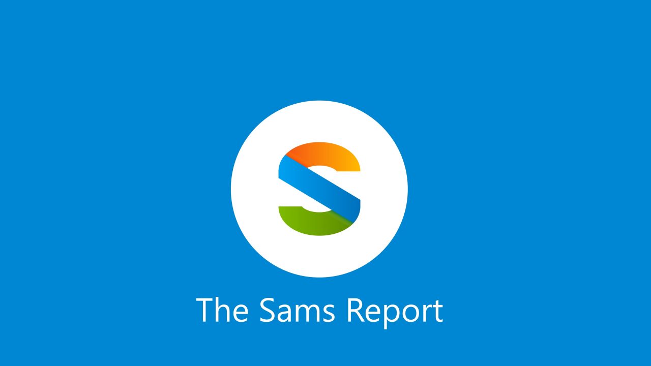The Sams Report Hero 16x9