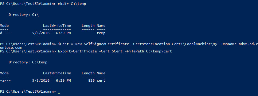 Create a self-signed certificate using PowerShell (Image Credit: Russell Smith)