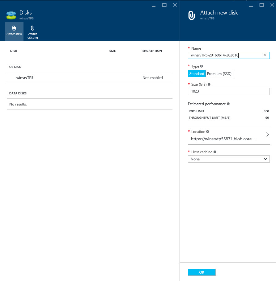 Adding a disk to a VM in Azure (Image Credit: Russell Smith)
