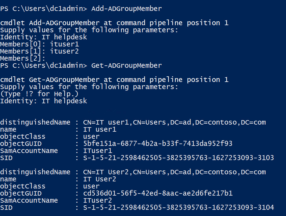 Add accounts to an Active Directory group using PowerShell (Image Credit: Russell Smith)