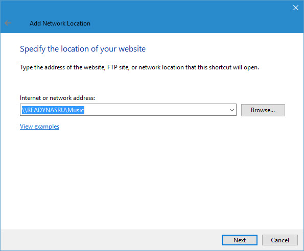 Adding a network location to File Explorer in Windows 10 (Image Credit: Russell Smith)