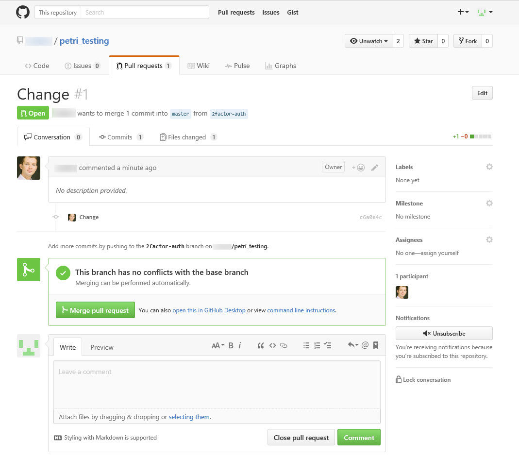 Review a pull request in GitHub (Image Credit: Russell Smith) 