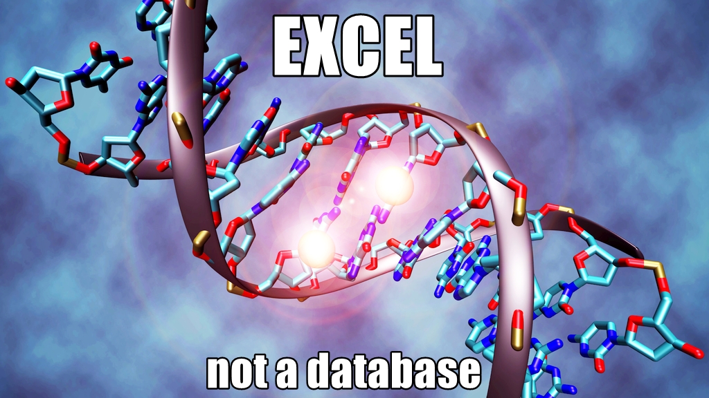 Excel genetics errors