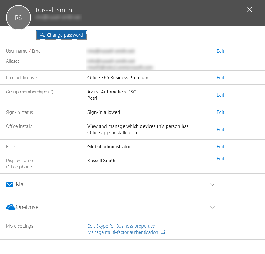 Enable multi-factor authentication for an Office 365 user (Image Credit: Russell Smith)