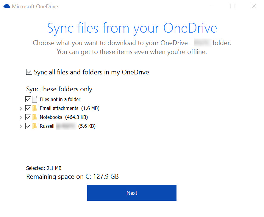 Synchronize OneDrive for Business Using the Next Generation Sync Client