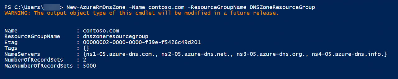 Create a new Azure DNS zone (Image Credit: Russell Smith)
