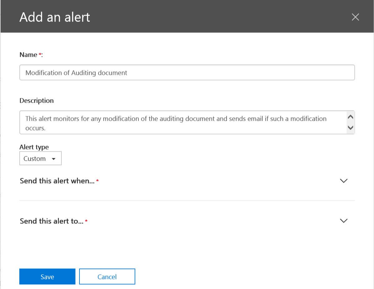 Office 365 Activity Alert