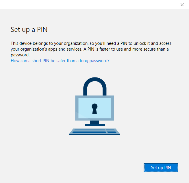 Set up a PIN and verify your identity (Image Credit: Russell Smith)
