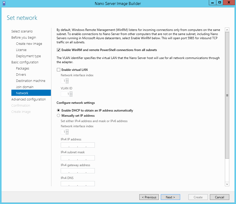 Configure optional network settings (Image Credit: Russell Smith)