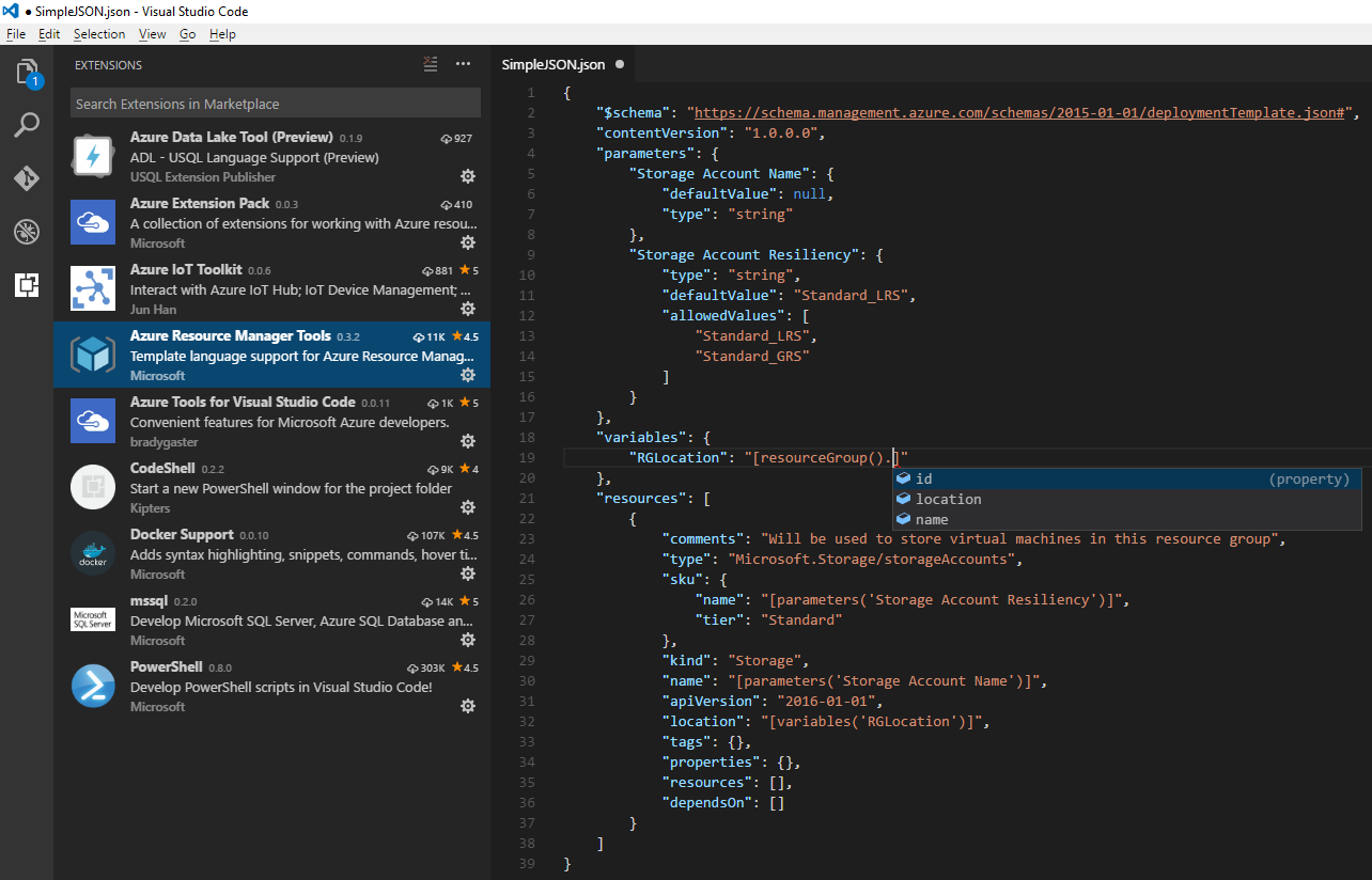 jsonvscode