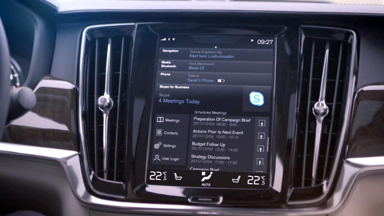 Skype for Business Comes to Volvo Cars