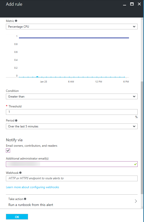 Add an alert in Azure Monitor (Image Credit: Russell Smith)