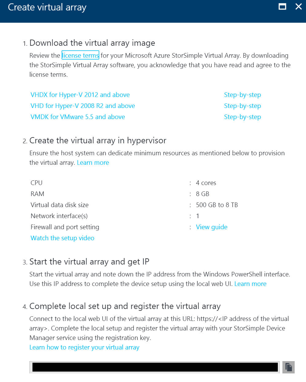 Download the StorSimple 1200 virtual disk image [Image Credit: Aidan Finn]