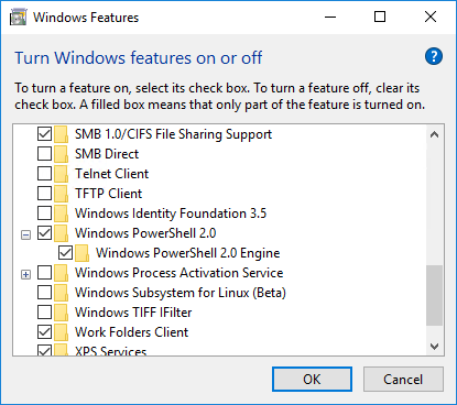 Windows PowerShell v2 in Windows 10 (Image Credit: Russell Smith)