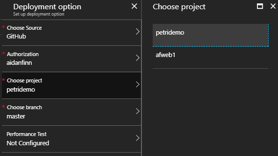 Configure a GitHub deployment integration with an Azure web app [Image Credit: Aidan Finn]