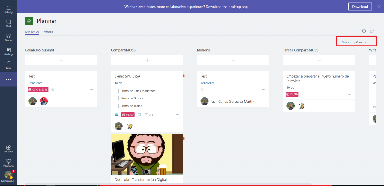 My Tasks App Microsoft Teams 7