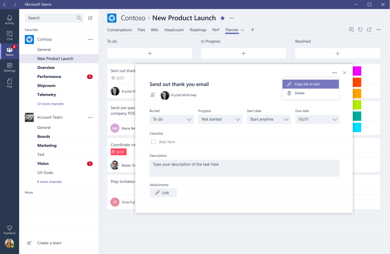 My Tasks App Microsoft Teams Cover Picture