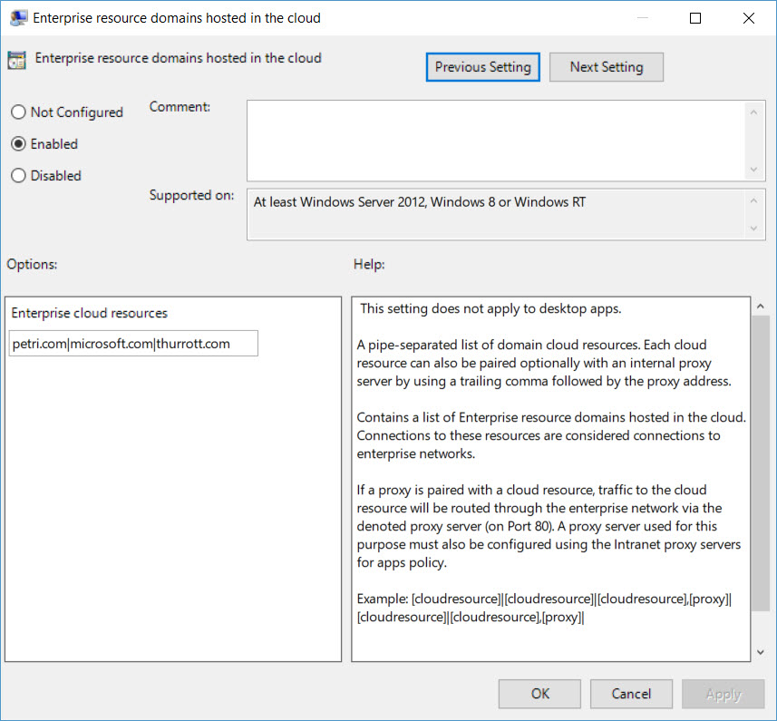 Application Guard enterprise-managed mode settings in Group Policy (Image Credit: Russell Smith)