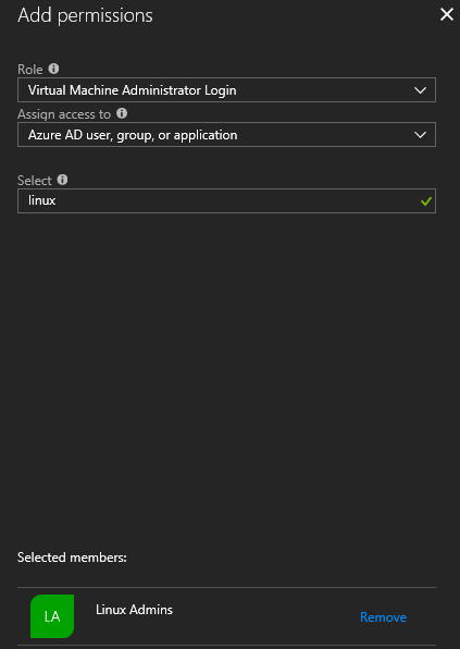 Granting logon rights to a Linux virtual machine via Azure AD RBAC [Image Credit: Aidan Finn]