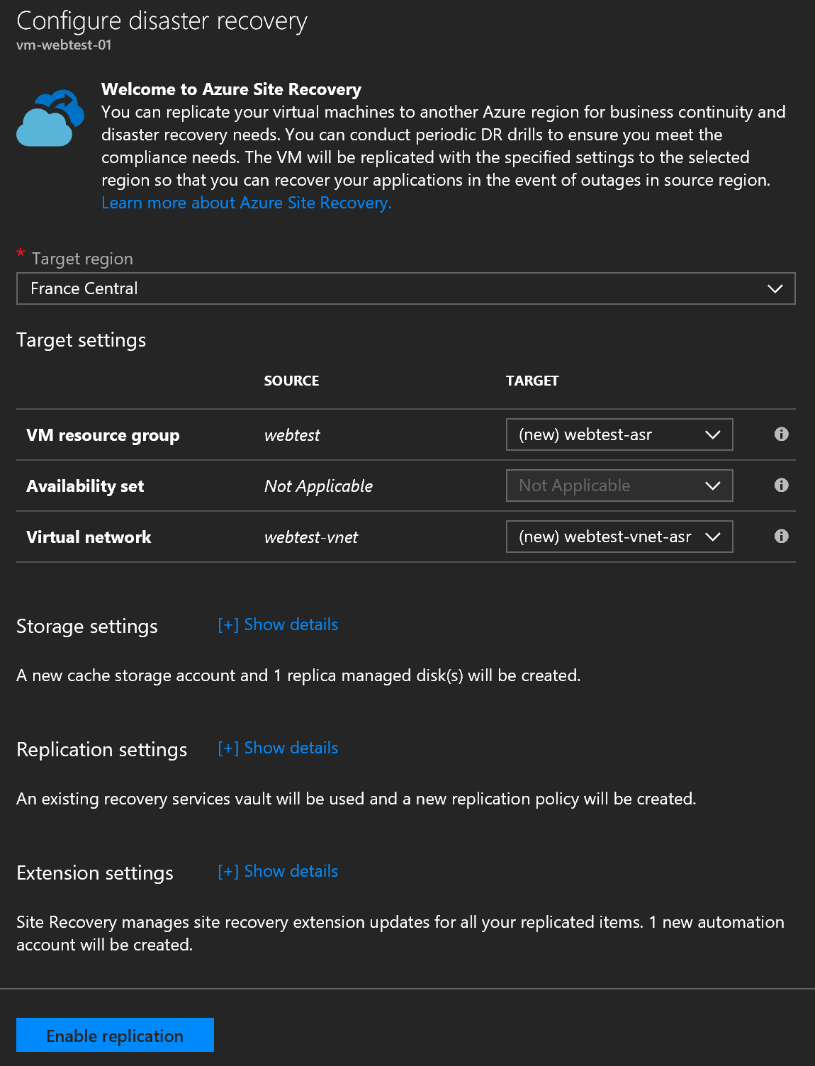 The easy process of replicating an Azure virtual machine [Image Credit: Aidan Finn]