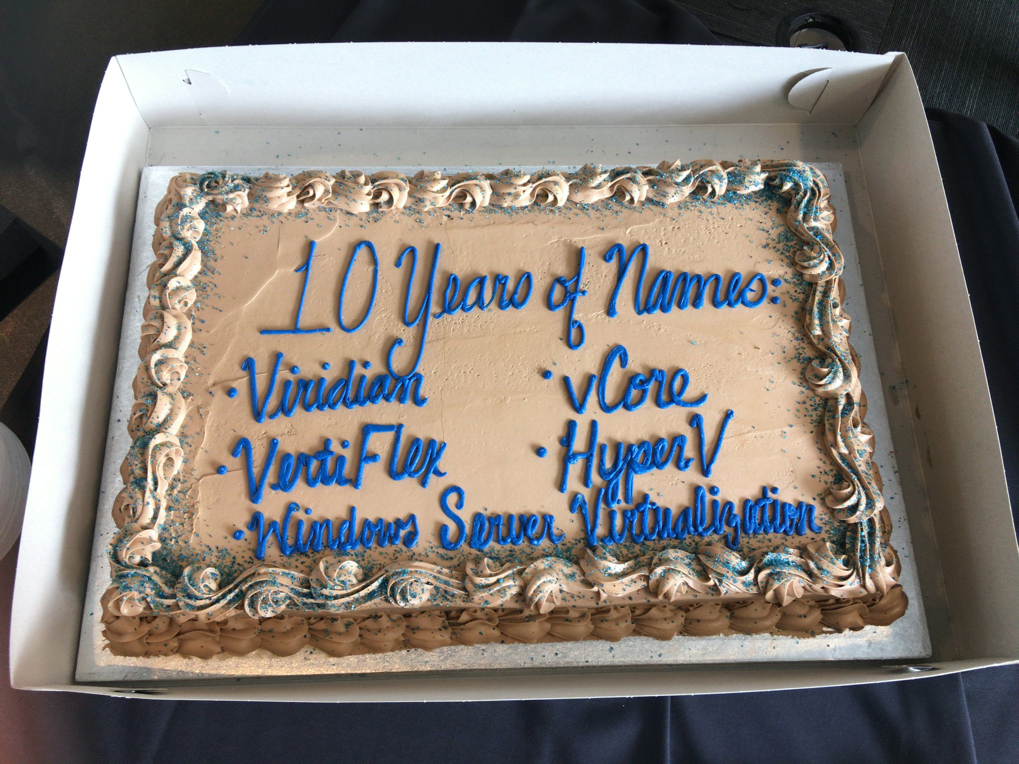 Happy 10th Birthday Hyper-V [Image Credit: Jeff Woolsey, @WSV_GUY]