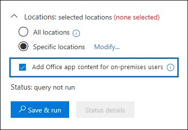 Security and Compliance Center IM