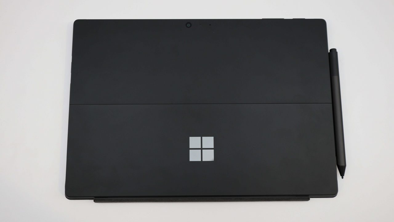 Black Surface Pro Hero Back