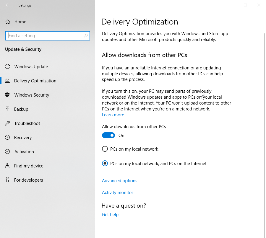 Troubleshoot Windows Update Delivery Optimization in Windows 10 (Image Credit: Russell Smith)