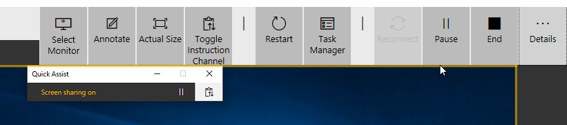 Windows 10 Quick Assist (Image Credit: Russell Smith)