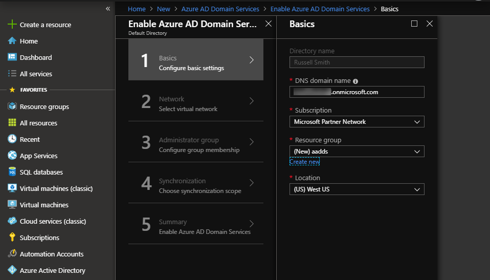 How to set up Azure AD Domain Services