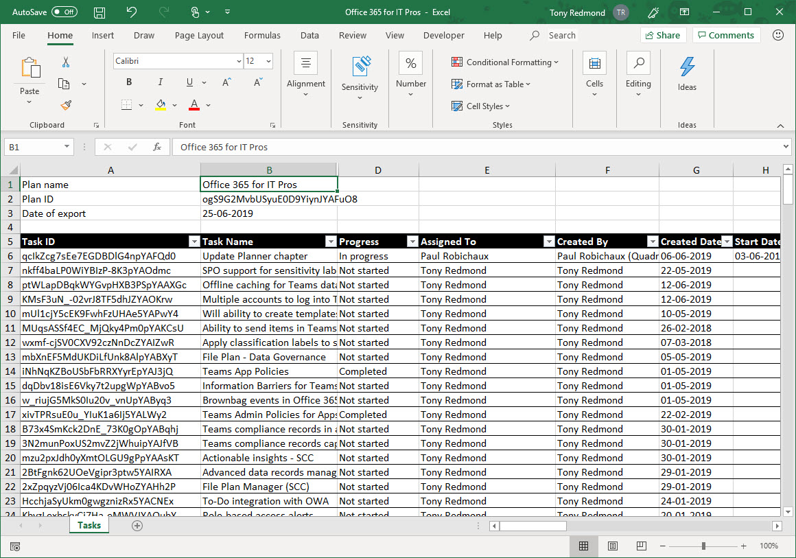 Planner Supports Export To Excel Petri IT Knowledgebase