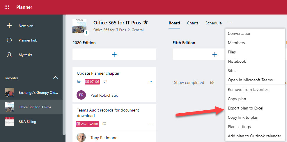 Planner Supports Export To Excel Petri IT Knowledgebase