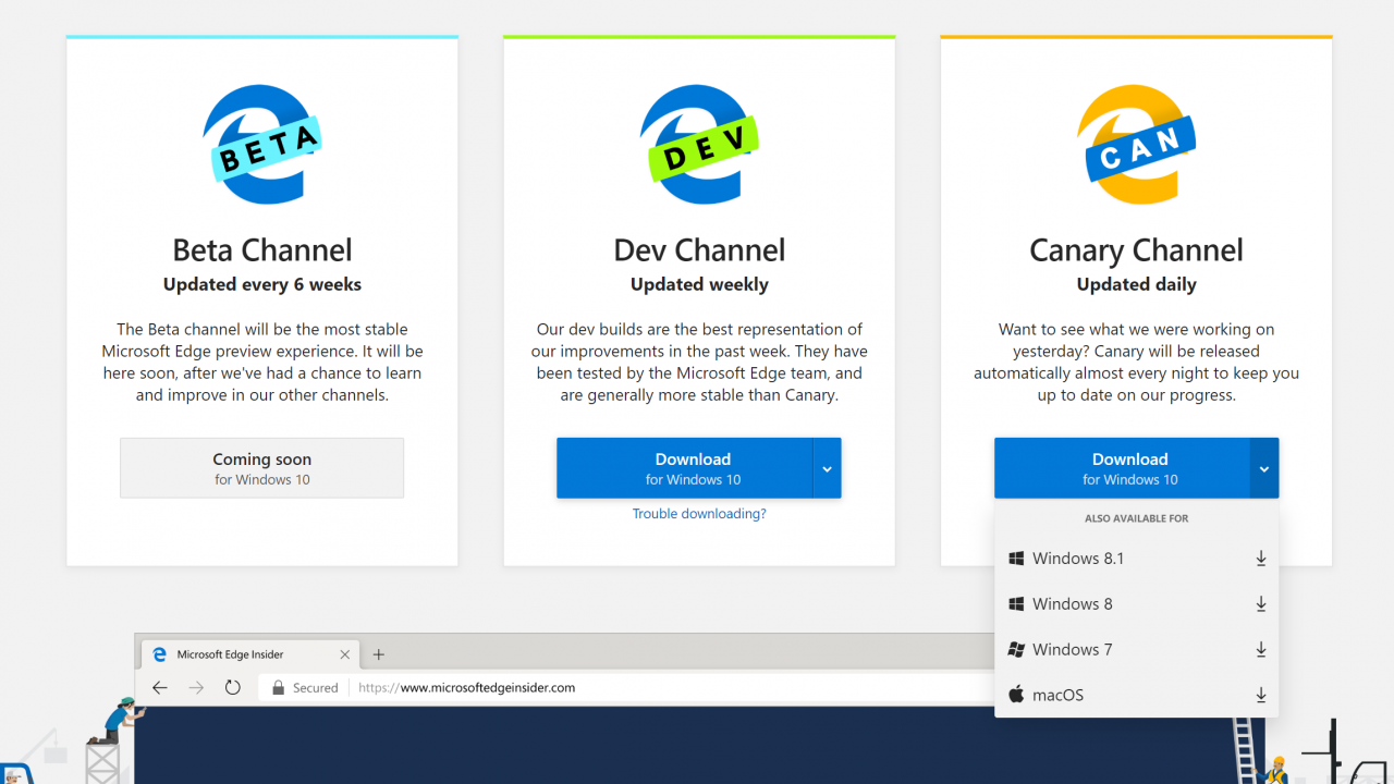 How to Run Legacy Microsoft Edge and New Edge Stable Channel Side-By ...