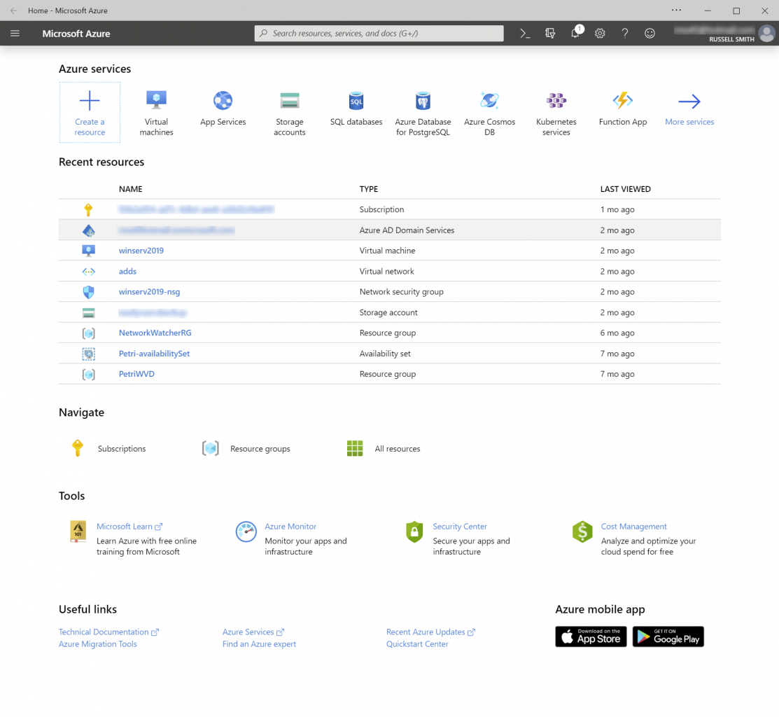 Microsoft Azure and Intune Management Portals Get Makeover (Image Credit: Russell Smith)