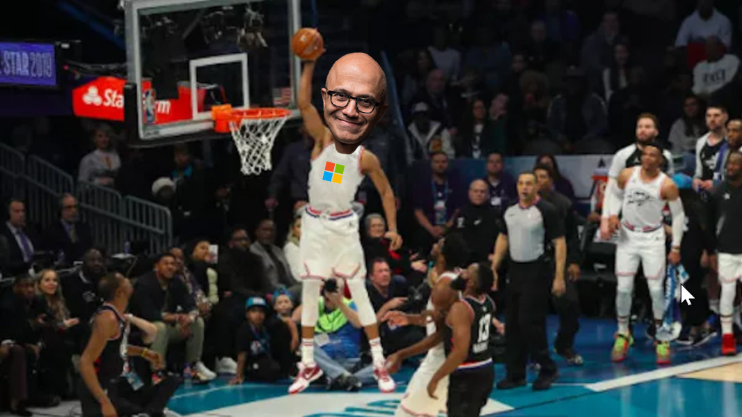 nadella dunk