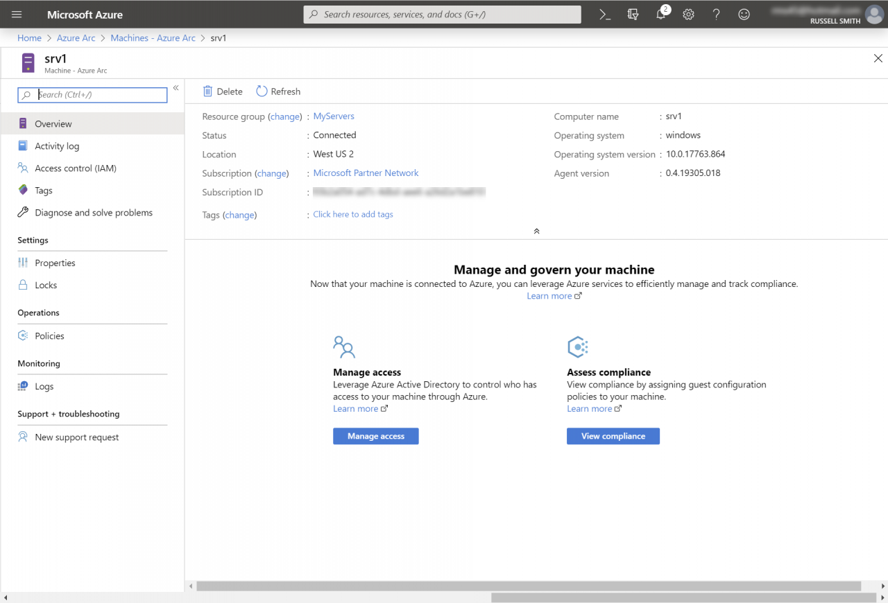 Manage and Audit Windows and Linux Servers Using Azure Arc (Image Credit: Russell Smith)